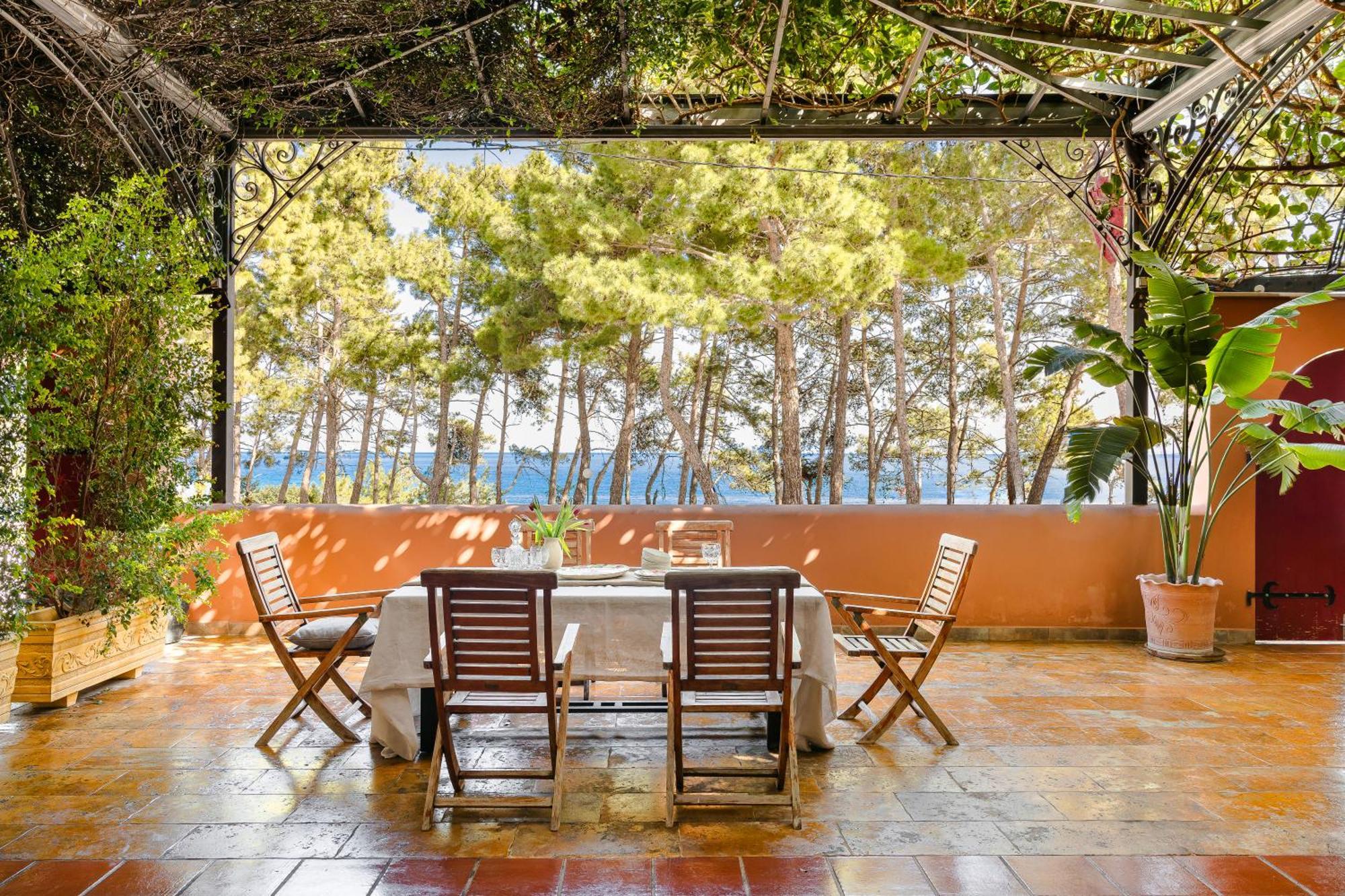 Scorpios Mansion / Downtown Skala / Seaside Villa Exterior foto